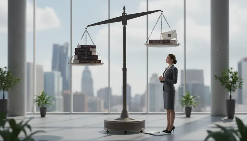 Illustration of hang in the balance: to be uncertain or undecided