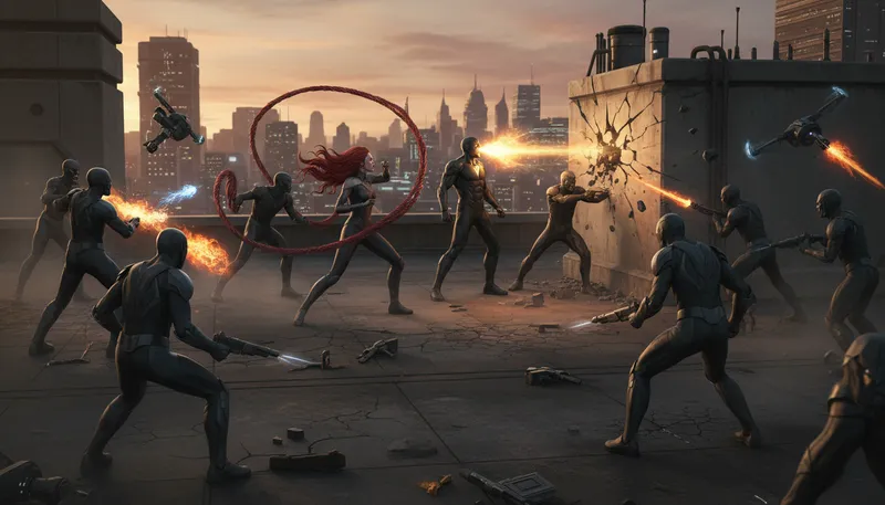 Illustration of inhumans: A fictional race in Marvel Comics.