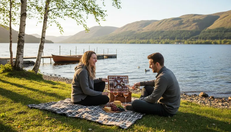 Illustration of lomond: A lake in Scotland, known for its beauty.