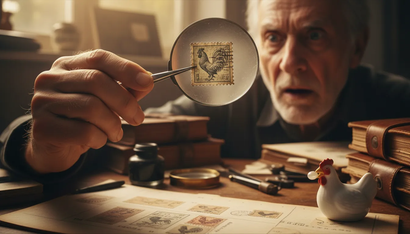 hen's tooth 일러스트: something very rare or hard to find