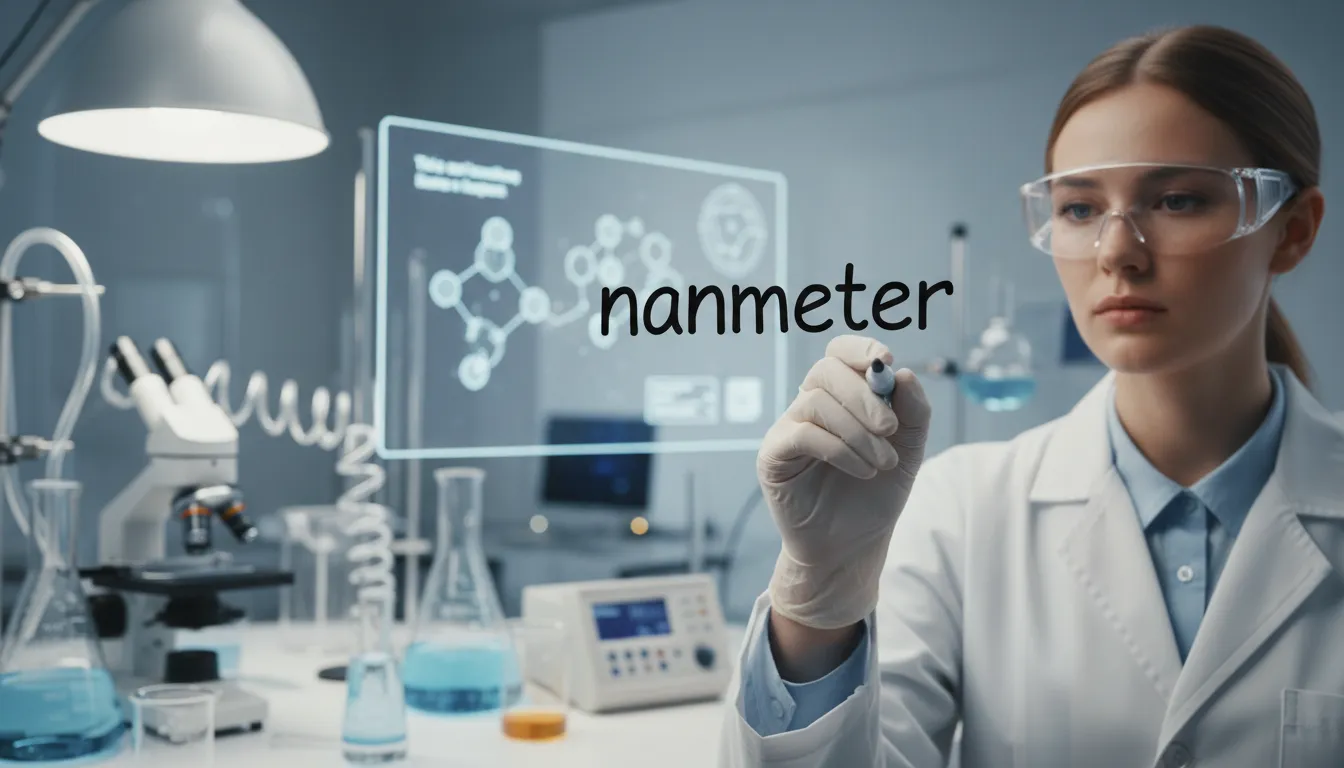 Ilustrasi nano: a prefix that means one billionth
