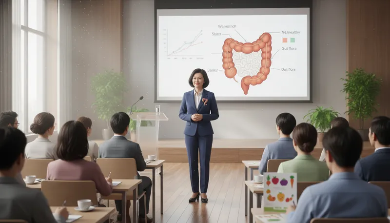 Illustration of colorectal: Related to the colon and rectum.