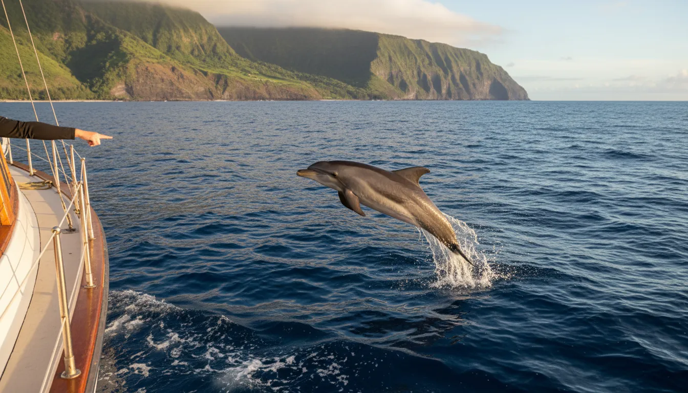 naia 일러스트: a dolphin native to Hawaiian waters