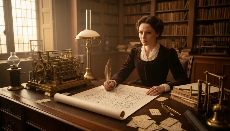 Illustration of lovelace: A surname, often linked to notable figures.