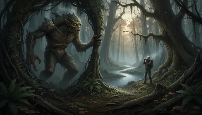 Illustration of creature: animal or fictional being