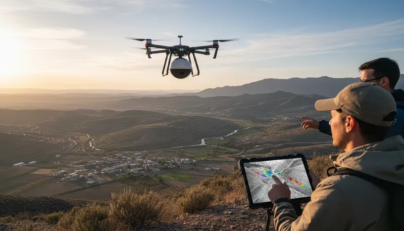 Illustration of sar: Synthetic aperture radar for imaging ground surfaces.