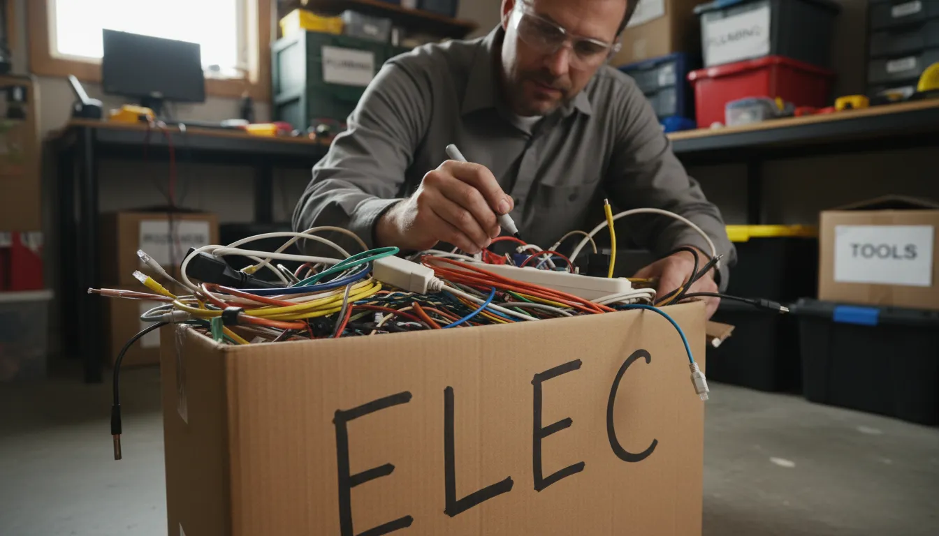 ภาพประกอบของ elec: a short word for things powered by electricity