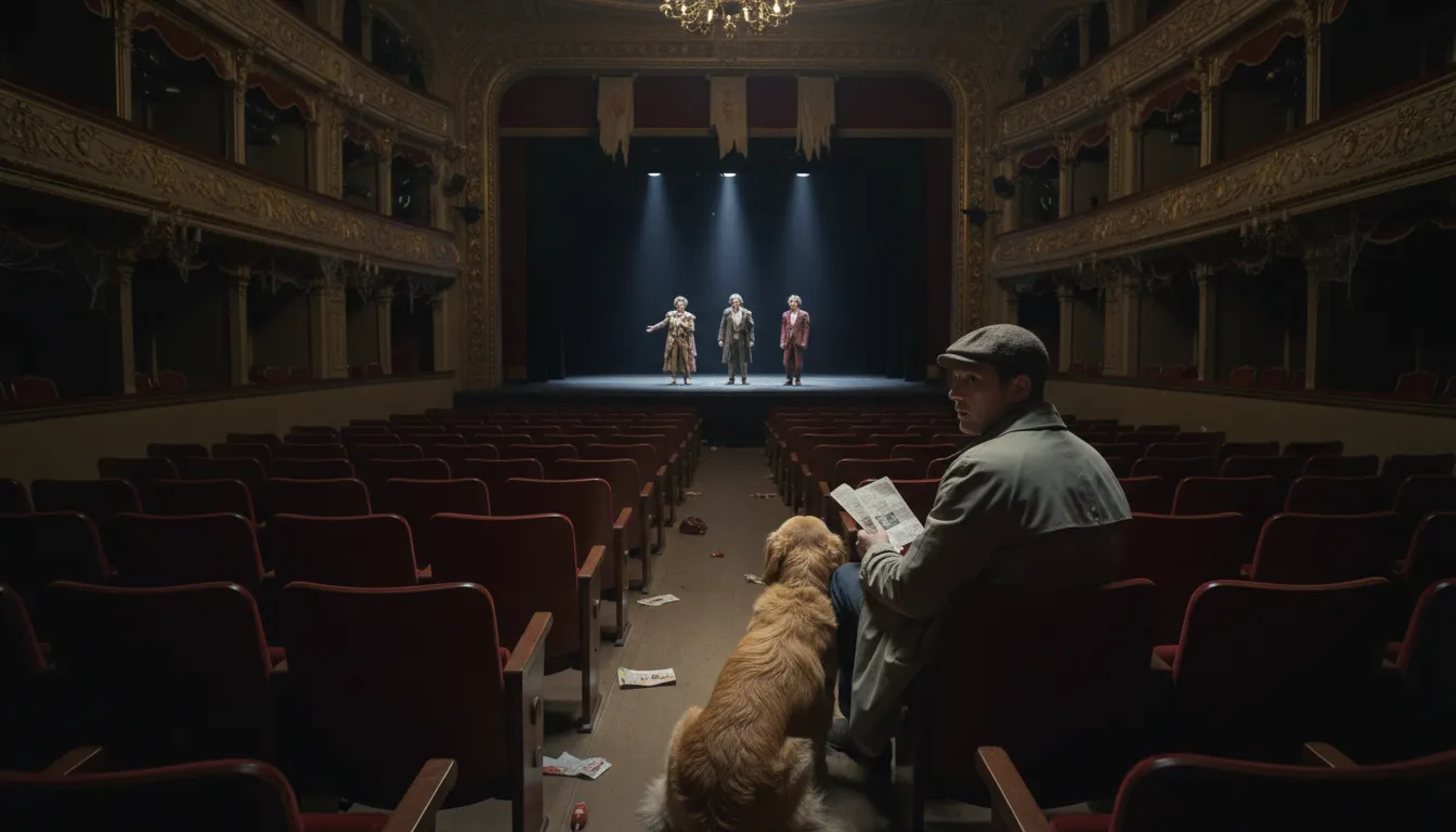 one man and his dog का चित्र: A very small number of people.