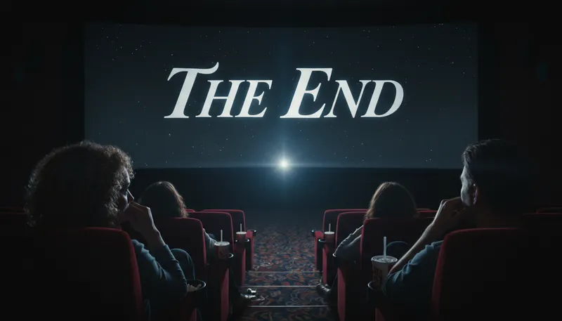 Illustration of the end: The conclusion of something.
