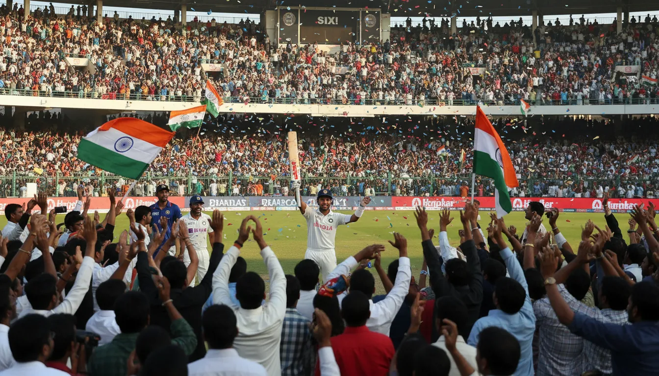 Illustrazione di Tendulkar: A famous Indian cricketer and sports icon.