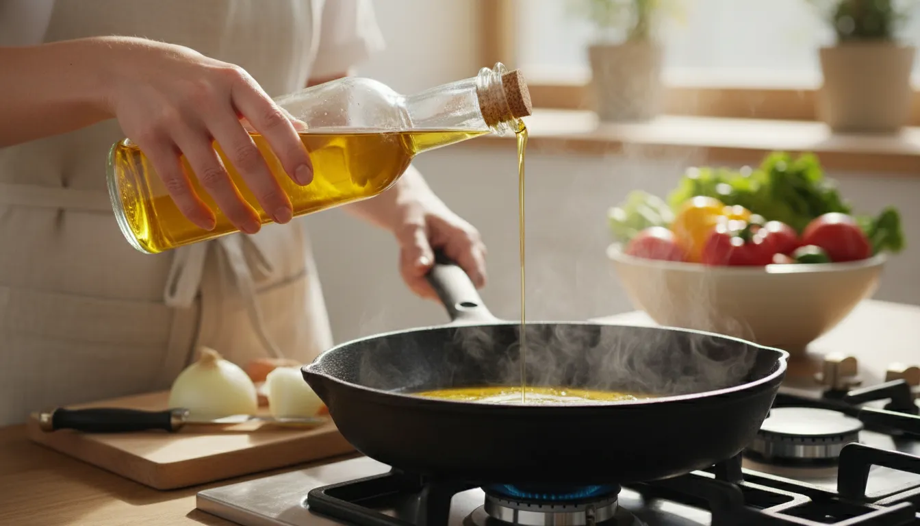 Ilustração de oil: A slippery liquid used for cooking and fuel.
