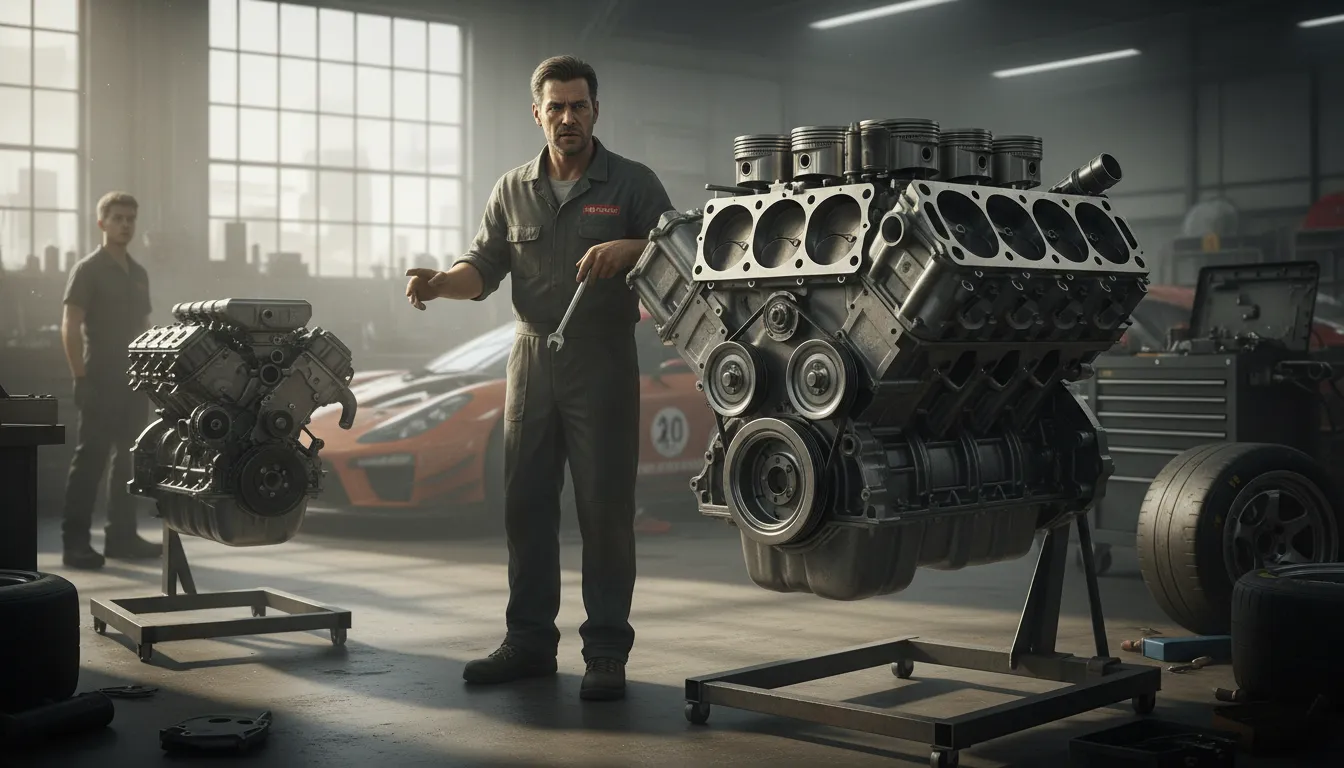Ilustração de there is no replacement for displacement: A large engine is the best way to make power.
