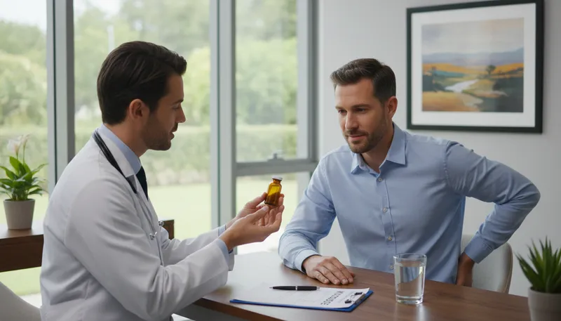 Illustration of methadone: A medication used for pain relief or addiction treatment.
