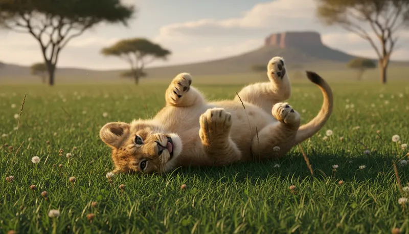 Illustration of cub: A young animal, especially a bear or lion.