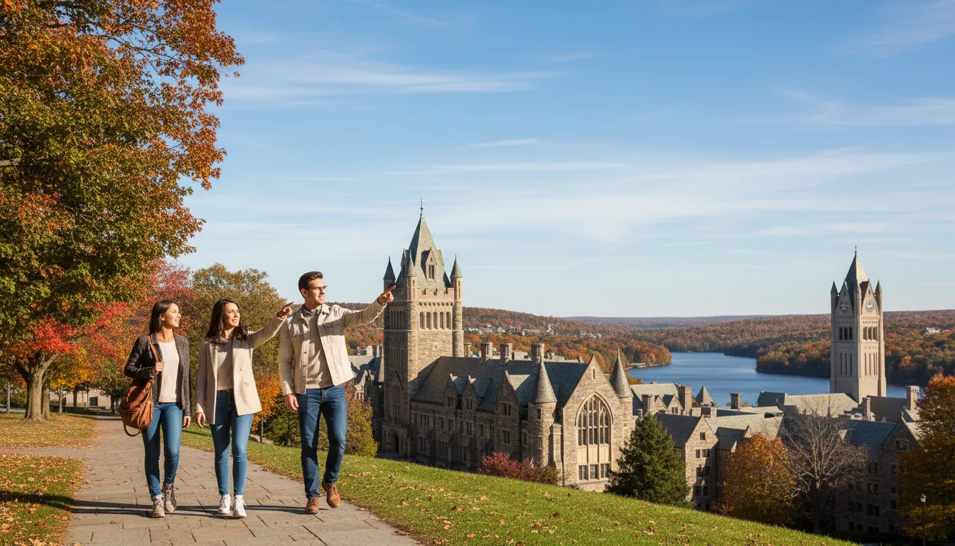 Ithaca 的插圖：A city in New York, home to Cornell University.