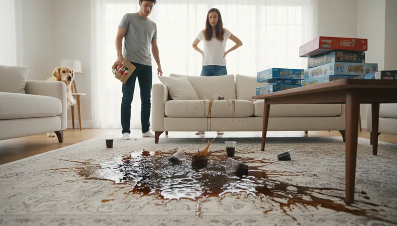 Illustration of this is why we can't have nice things: a phrase expressing frustration over damage or loss