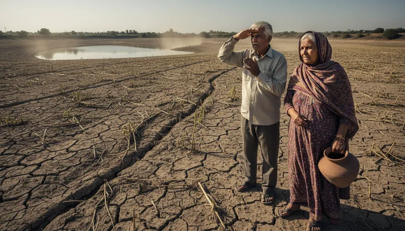 Illustration of depletion: the reduction of resources or supplies