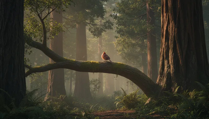 Illustration of sanctuary: A safe place offering protection.