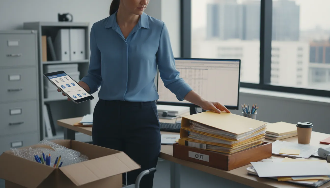OA का चित्र: a person who manages administrative tasks in an office