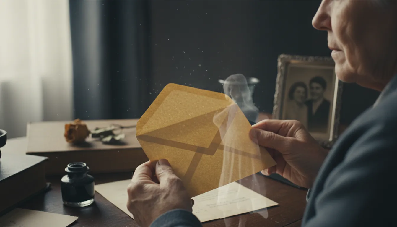 Illustration of ghost from your past: A reminder of an old relationship or event.