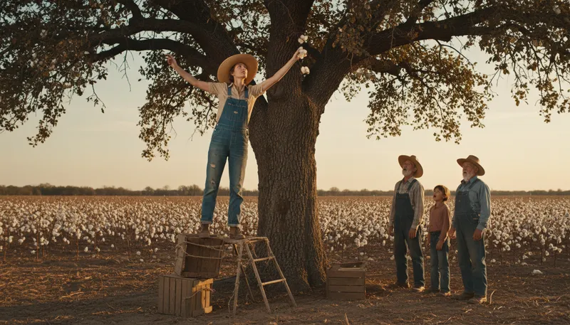 Illustration of out of one's cotton-picking mind: acting very crazy or irrational