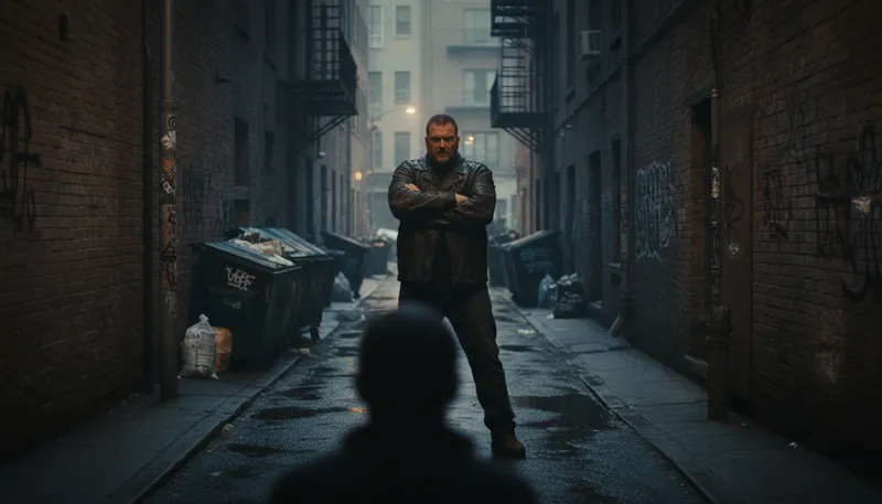 Illustration of goon: A hired thug or enforcer.