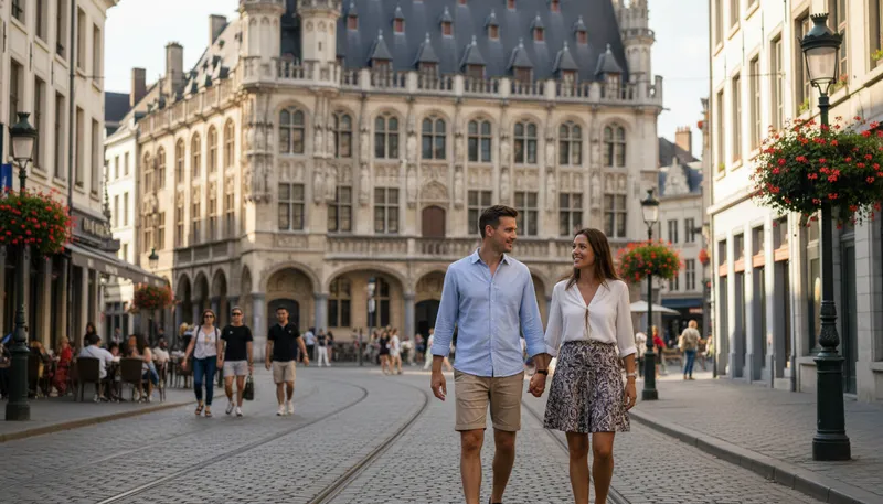 Illustration of mons: A city in Belgium known for its history.