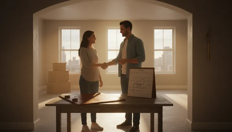 Illustration of term of years absolute: a fixed period for owning property.