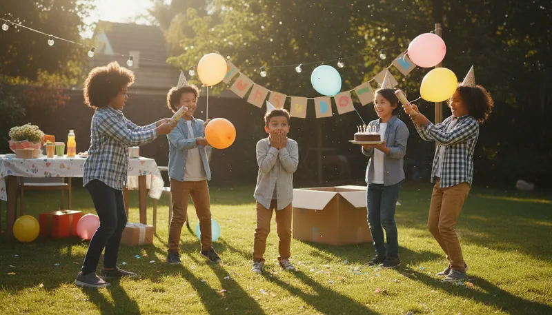 Illustration of party: A gathering of people for celebration.