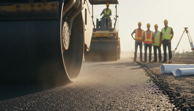 Illustration of the rubber hits the road: Practical application of ideas begins.