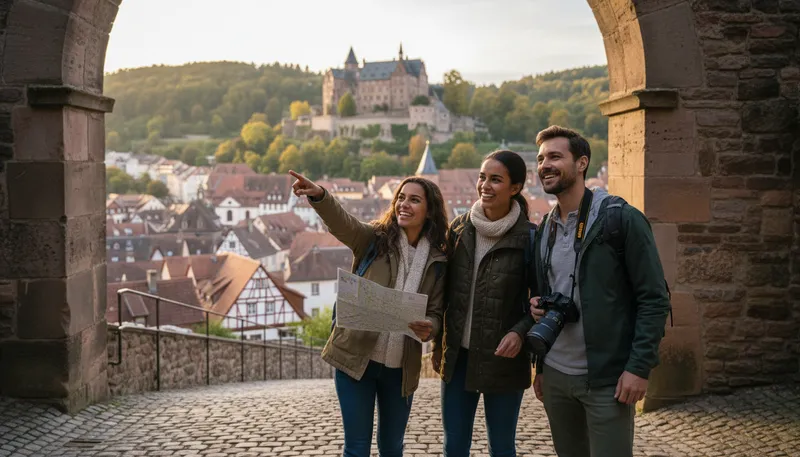 Illustration of marburg: a city located in Germany
