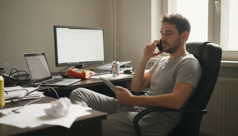 Illustration of phone in: perform a task with minimal effort