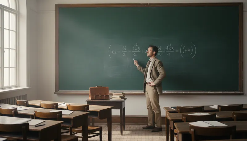 Illustration of quadratic: A polynomial equation of degree two.
