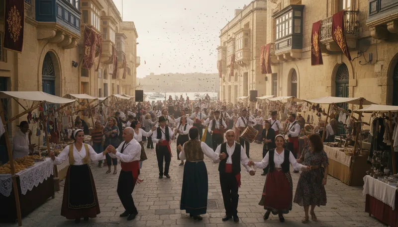 Illustration of maltese: pertaining to Malta or its people