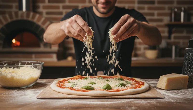 Illustration of topping: A food placed on top of another food.