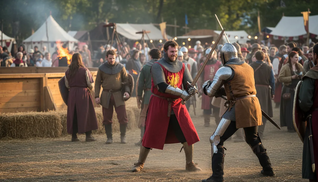 Illustration of larp: pretending to be someone or something else
