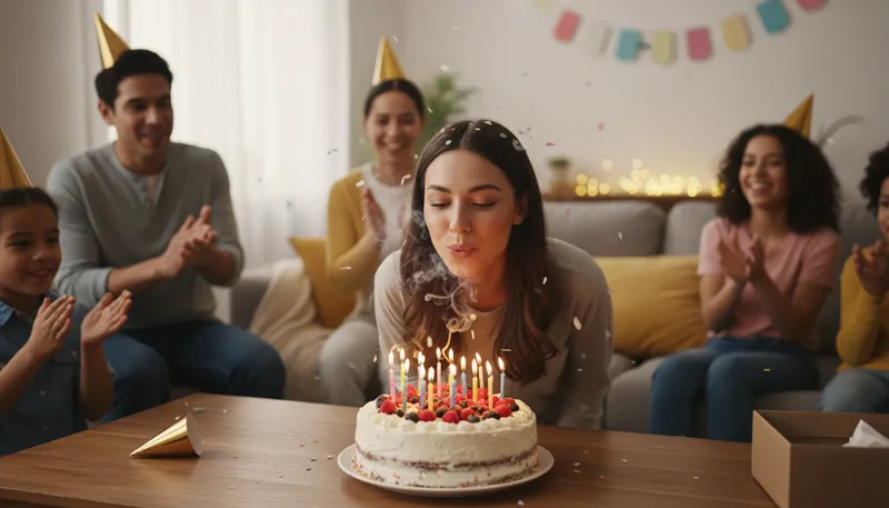 Illustration of birthday: The anniversary of someone's birth.