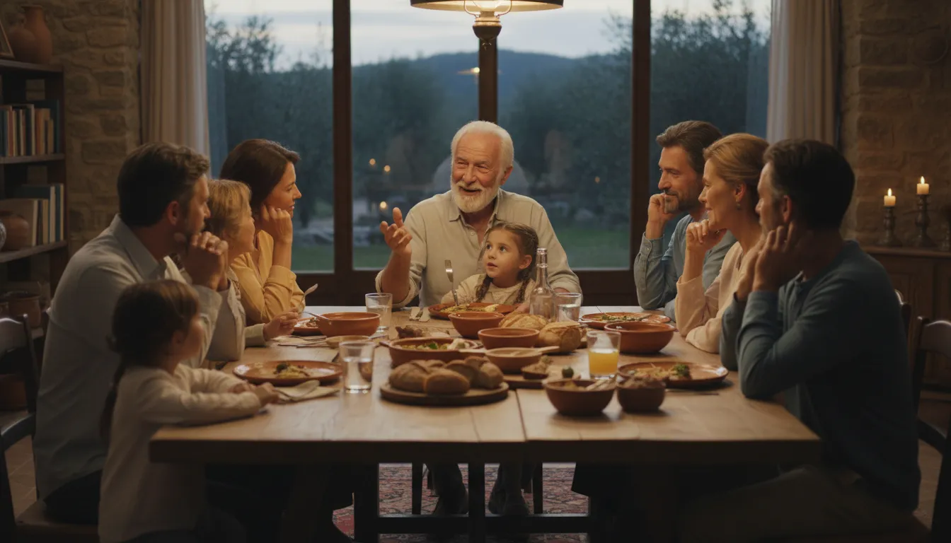 Ilustración de patriarch: The male head of a family or group.