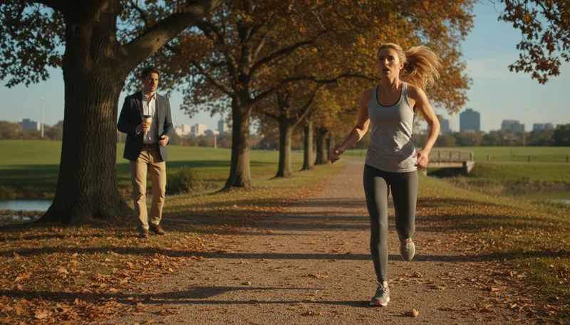 Illustration of run a mile: Avoid someone or something quickly.
