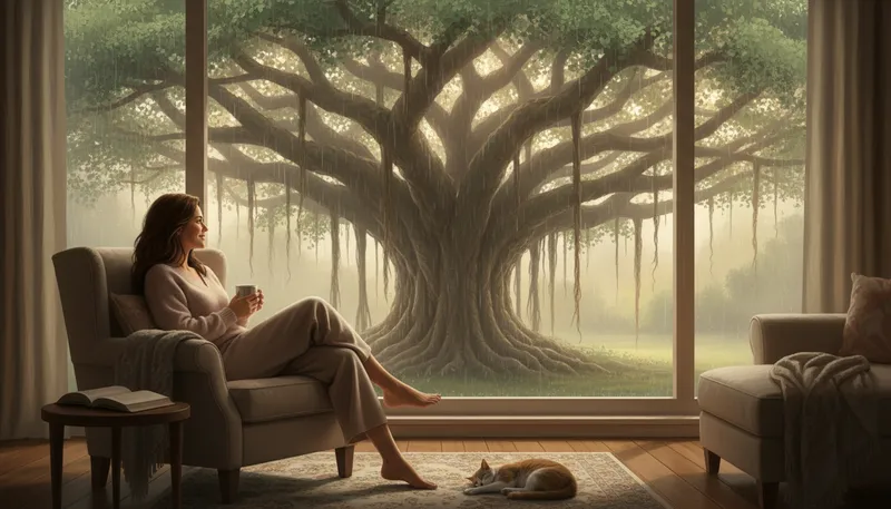 Illustration of banyan day: a day for relaxation or leisure activities