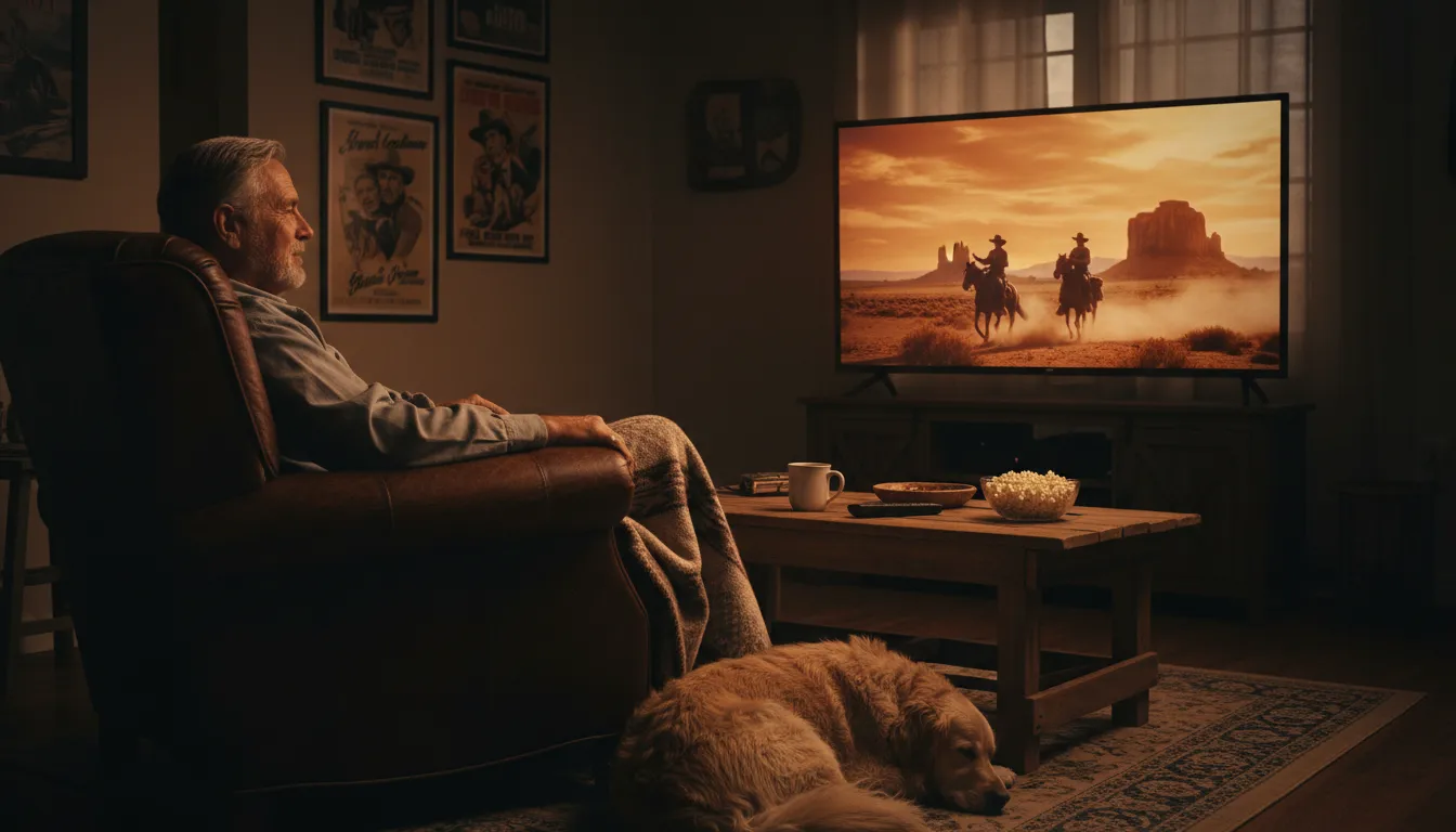 western 的插圖：a genre of film or literature about the American West