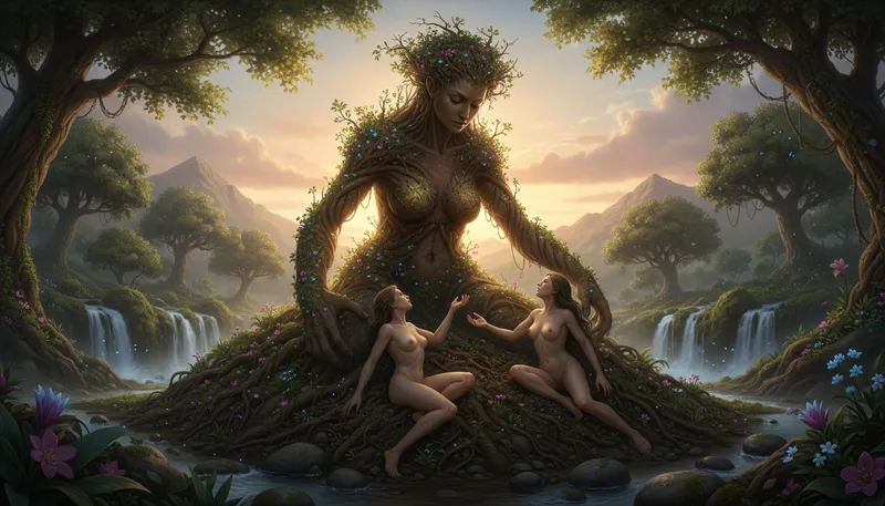 Illustration of gea: Name for the Earth in mythology.