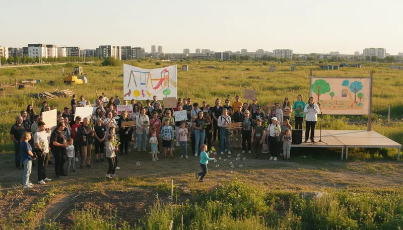 Illustration of rally: A gathering to support a cause or person.