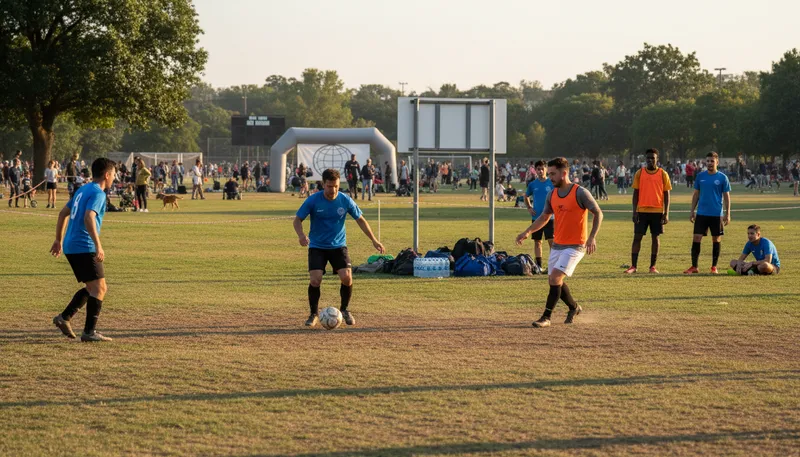 Illustration of friendlies: Casual matches between teams.