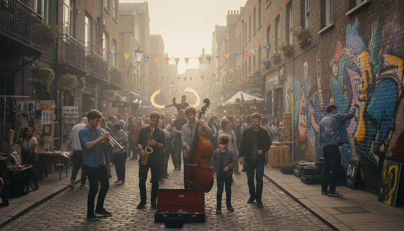 Illustration of camden: a city known for its cultural diversity