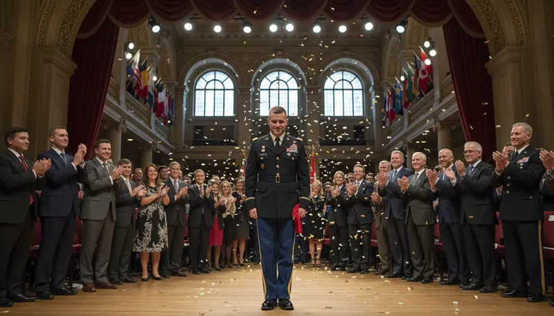 Illustration of honorable: Deserving respect or admiration.