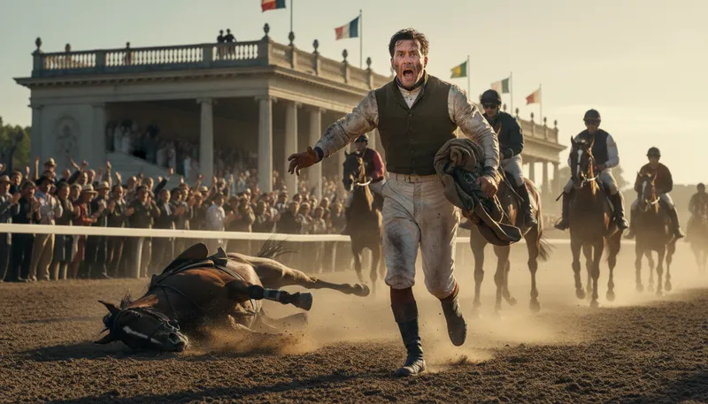 Illustration of my kingdom for a horse: desperate need for something essential.