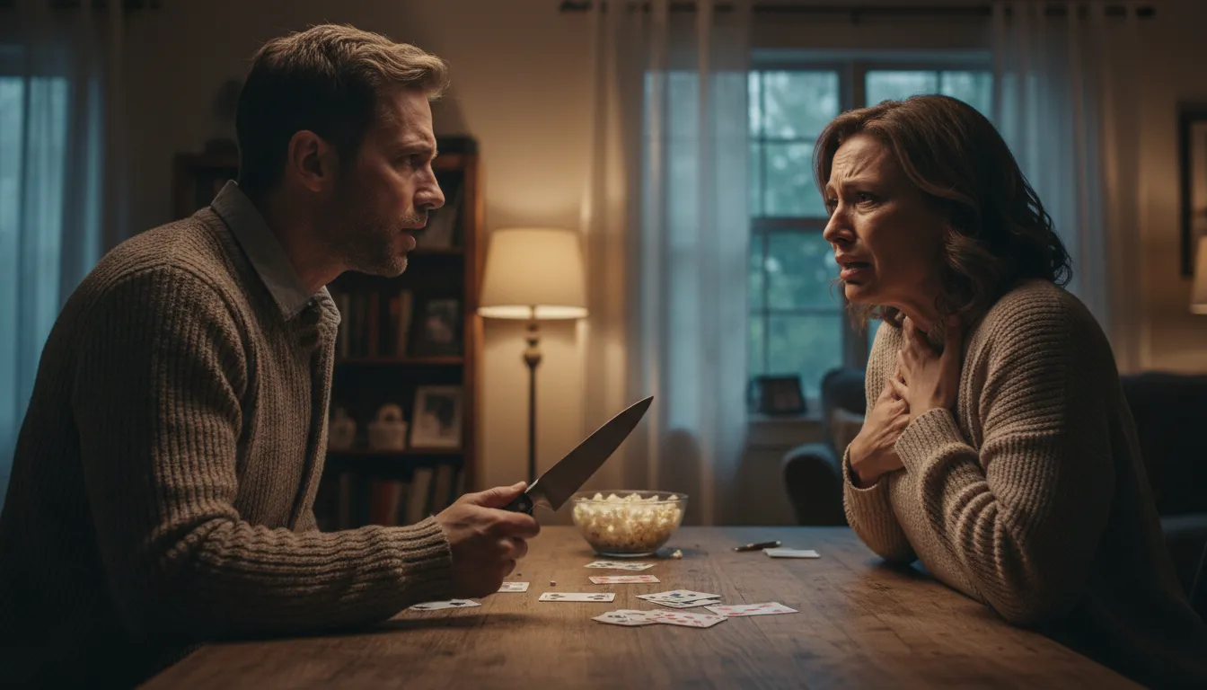 Иллюстрация stick the knife in: To betray or hurt someone deeply.