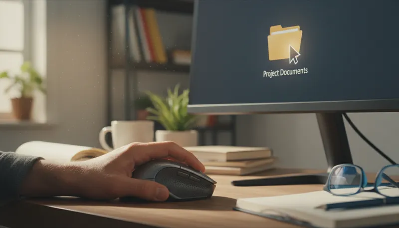 Illustration of mouse: a computer input device for control