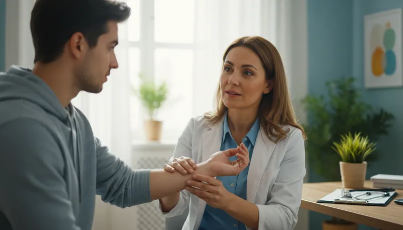 Illustration of physician: A qualified doctor who treats patients.